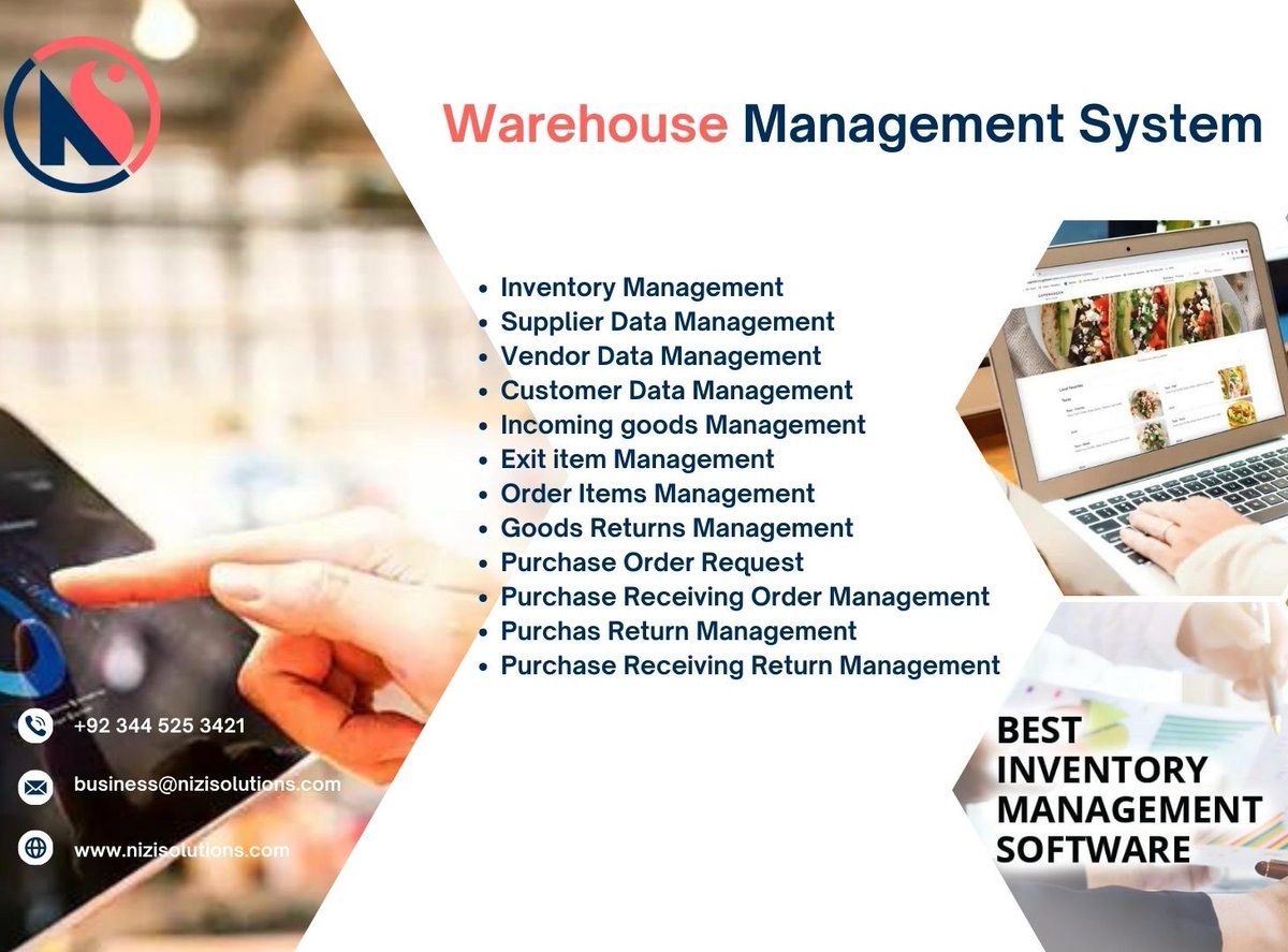 nizisolutions's tweet image. 📦 Smarter inventory, faster operations!

With Nizi Solutions Warehouse Management Software, you get:
✔️ Real-time stock tracking
✔️ Order automation
✔️ Multi-warehouse management
 👉 nizisolutions.com/warehouse-mana…
#WarehouseSoftware #InventoryManagement #NiziSolutions