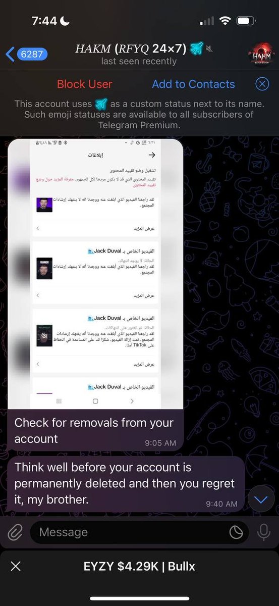 jackduvalstocks's tweet image. hey @tiktok_us @TikTokSupport 

in case you were unaware, there is a group of people that are mass reporting and perma banning TikTok creators and blackmailing them for money to "keep their accounts safe"

i've had 3 accounts perma banned by these guys, what are you doing to fix…