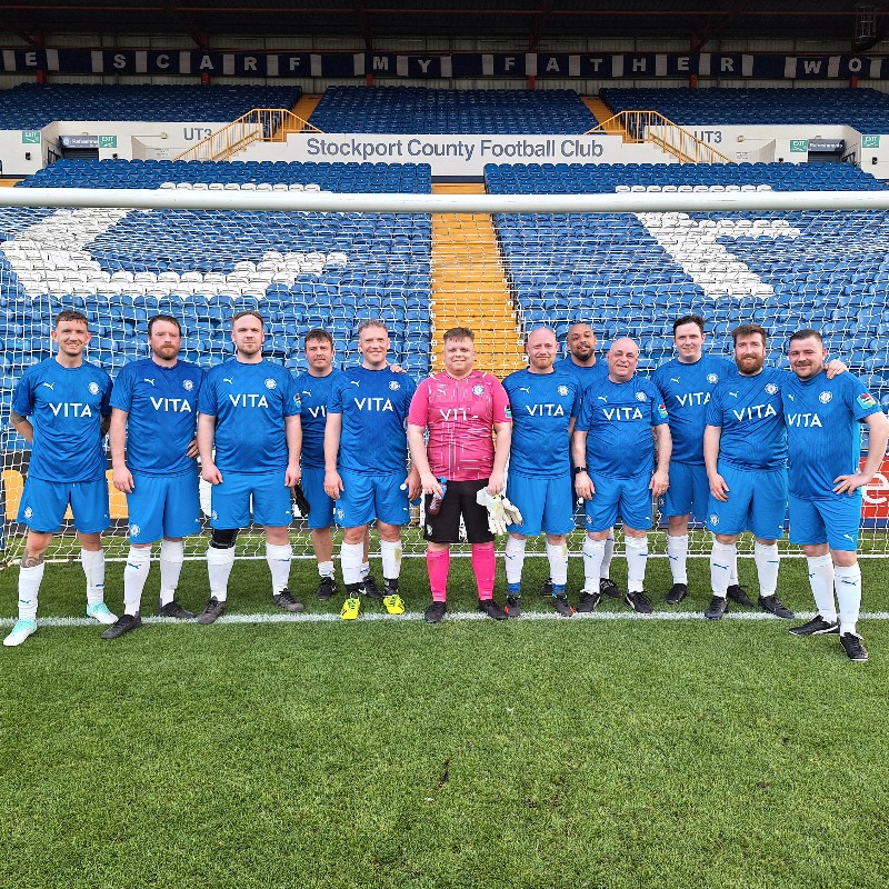 Our SCFC Armed Forces team kicked off the season in style with a 6-1 win over Morecambe Vets!

We run free weekly sessions for the Armed Forces community— stay active, connect &amp; represent County.

📅 Fridays | 6pm–7pm
📍 Power League, SK4 2AP
📧 Email: m.ward@stockportcounty.com