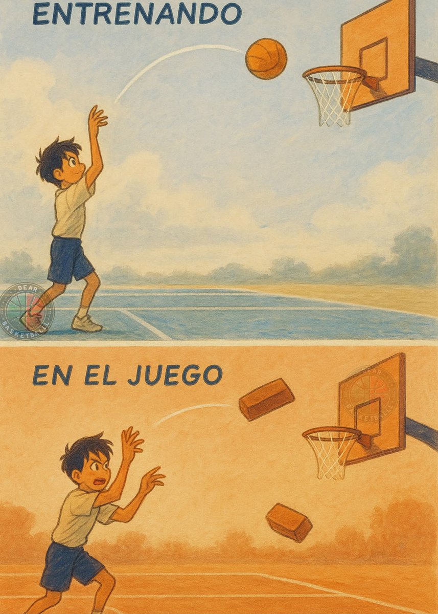 Culpa siempre de nosotros los entrenadores. Hay que entrenar todo en situaciones reales de juego, de partido, especialmente el tiro.

Al final todo consiste en poner el balón donde quieres y en el jugador que quieres, tirar y meterla. Así de sencillo, así de difícil.