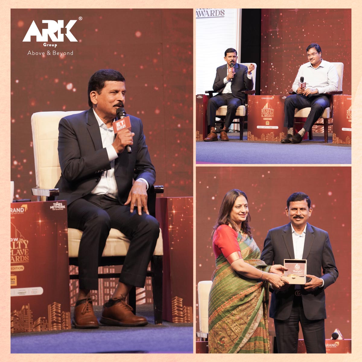 arkgroupindia's tweet photo. Our CMD, Mr. Gummi Ram Reddy, President-Elect, CREDAI National, joined the panel on RERA, Reforms, and Reality alongside Sri G Hari Babu, National President – NAREDCO, and Sri AV Ranganath (IPS), Commissioner HYDRAA, at the #ETNOWRealtyConclave2025
#ArkGroup #RealEstate #CREDAI https://t.co/9yoCPXtAwi