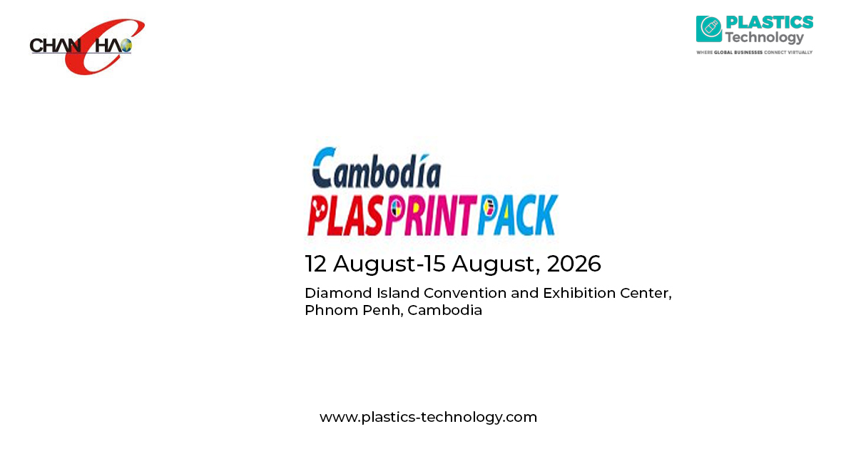 PlasticsTech's tweet image. Cambodia Plasprint Pack 2026 – Driving Growth in Southeast Asia’s Industrial Hub
As part of the CIMIF series, Cambodia Plasprint Pack is the country’s largest specialized exhibition for plastics, printing, and packaging.
plastics-technology.com/events/cambodi…
#Packaging #Printing #Plastics