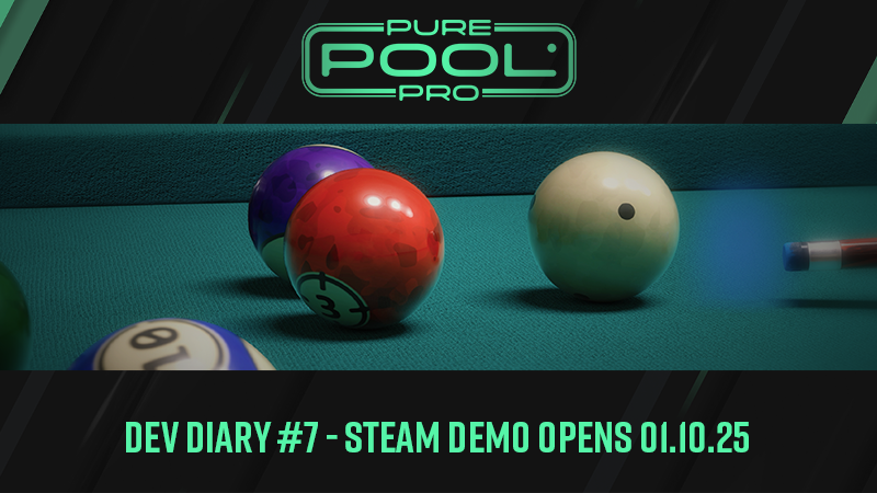 RipstoneGames's tweet image. 🎱 BIG NEWS: @PurePoolPro&apos;s Steam Demo Is Out TOMORROW!

Thanks to our amazing Closed Beta testers, we’re now opening the doors wider. 

Steam users can enter the Rackhaus from 9 AM BST 1st October 2025!

Wishlist: loom.ly/Gu8yJvk

#PurePoolPro #SteamDemo #IndieGames