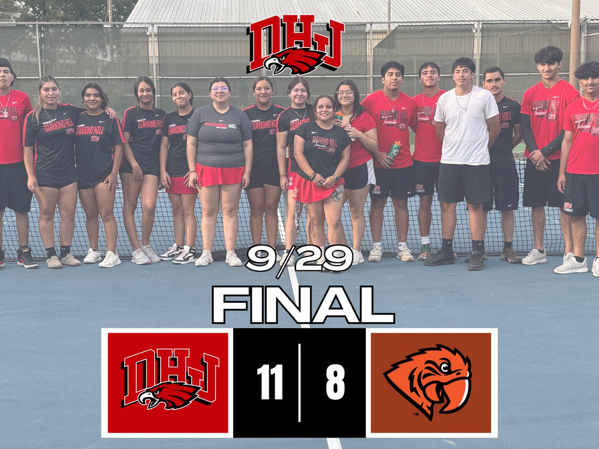 Great job DHJ Tennis on another W!