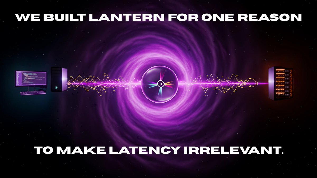 FluxRPC's tweet image. We broke the laws of physics.
Sending data takes time, so we bypassed it.
Lantern teleports data by caching what you need before you ask. It’s a cheat code for reality.
Experience instant speed, free for 30 days: fluxrpc.com/pricing