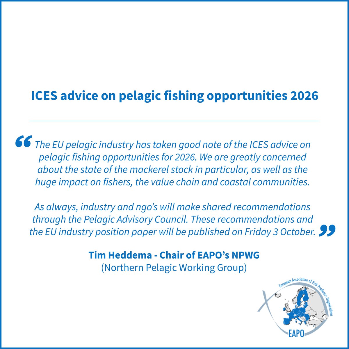 PFA_eu's tweet image. ICES advice on pelagic fishing opportunities for 2026: ices-library.figshare.com