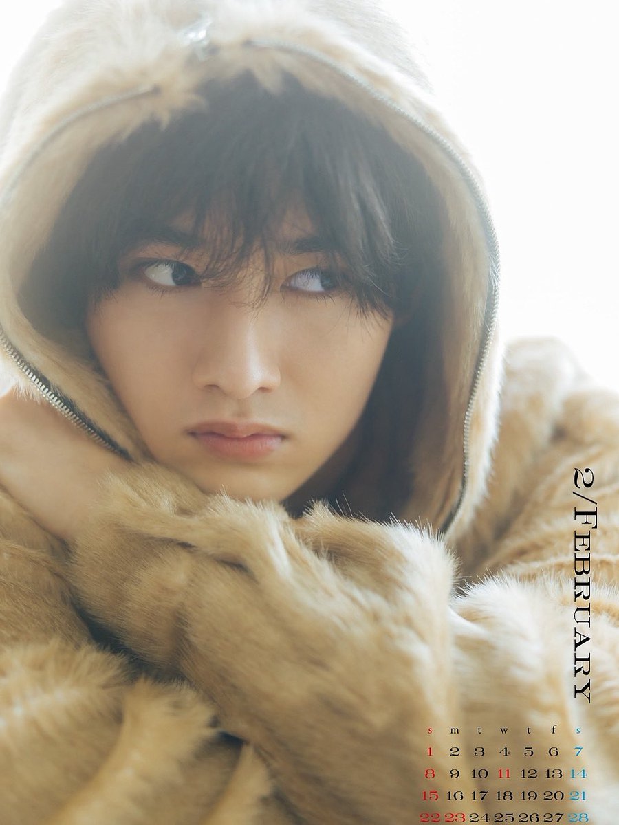 中面カット解禁です🫧 #藤岡真威人2026カレンダー