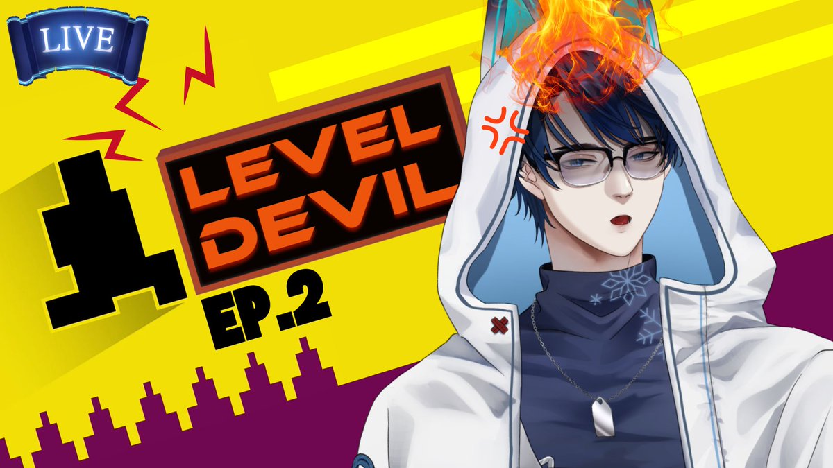 【Level Devil】วันนี้ผมต้องผ่านทุกด่าน ให้ได้เลยยย💪

🕘Time: 9:00 PM. (GMT+7)  
🔴Live  : youtube.com/live/UwCzkZxta…

#Daijilive #Vtubers #VtuberTH