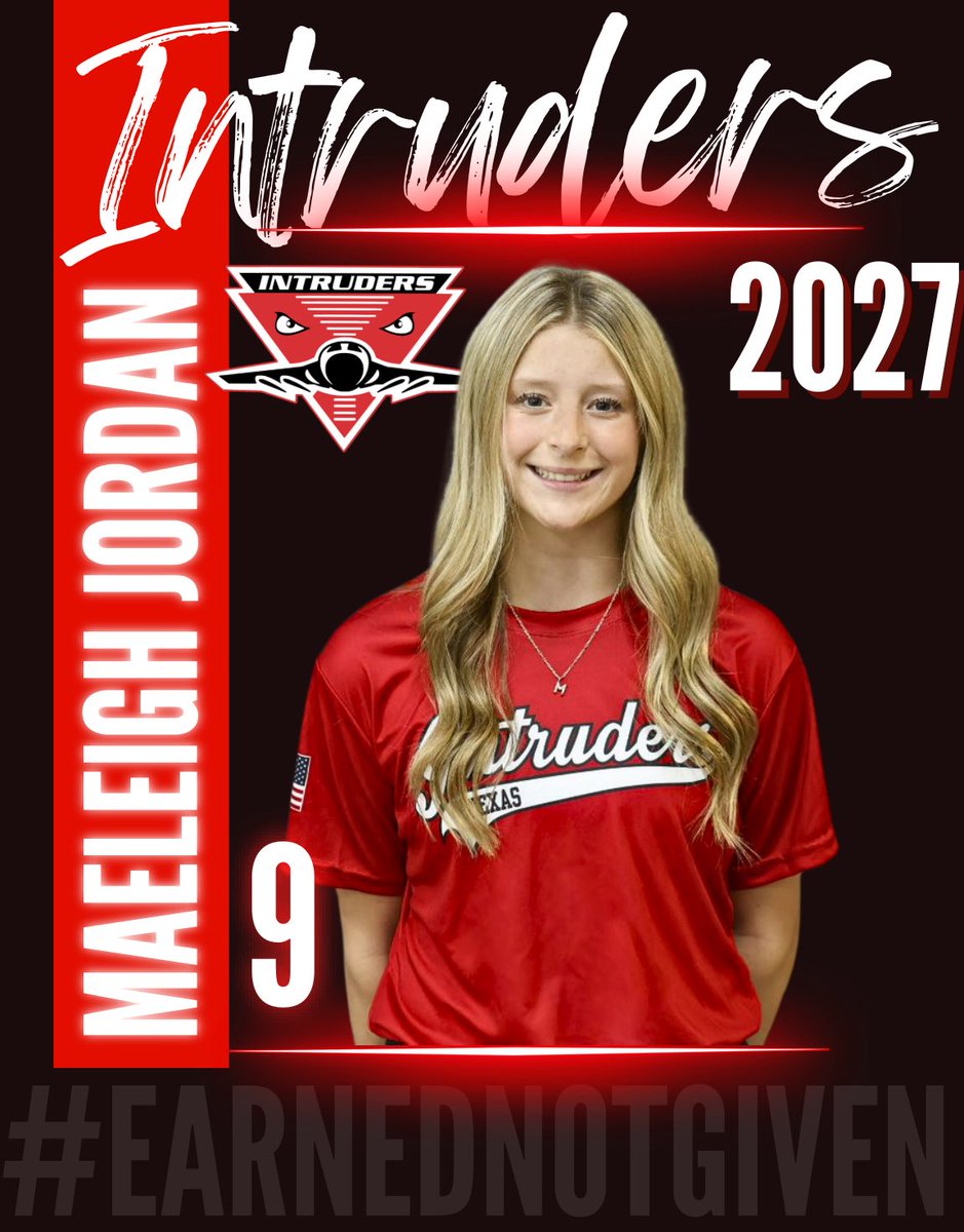TX CF Intruders 18U Gold Program (@txintruders_gld) on Twitter photo Next up we have MaeLeigh Jordan wearing #9. She is a junior Outfielder who can also play 2B! She attends Montgomery HS and has 3 siblings! <a href="/MaeleighJordan9/">MaeLeigh Jordan</a> Next up we have MaeLeigh Jordan wearing #9. She is a junior Outfielder who can also play 2B! She attends Montgomery HS and has 3 siblings! <a href="/MaeleighJordan9/">MaeLeigh Jordan</a>