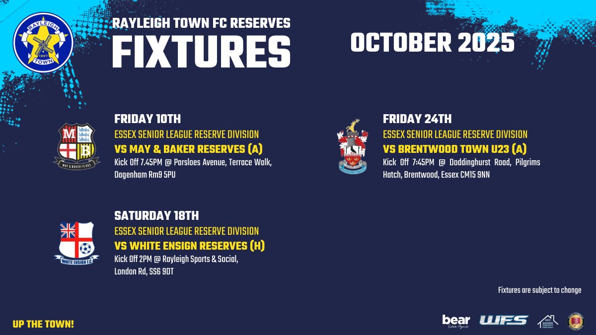 No fixture this weekend😢. So we look forward to whats to come in October.