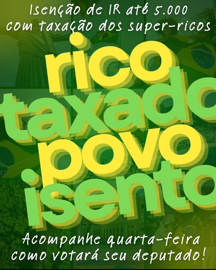 <a href="/KriskaCarvalho/">Kriska Pimentinha</a> Tags de hoje:

IMPOSTO ZERO
TAXAÇÃO BBB
BRASIL JUSTO
POVO SEM IMPOSTO