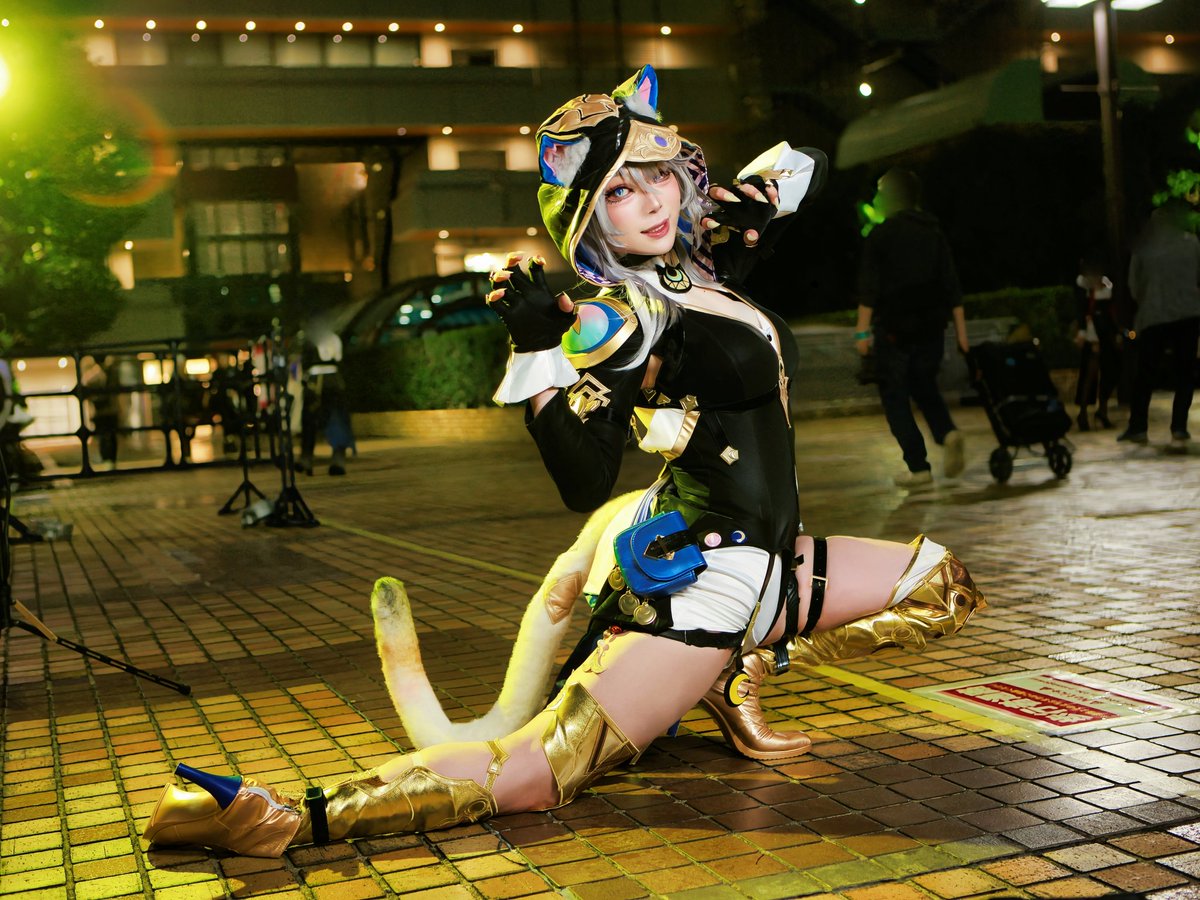 syat_cos's tweet image. Cosplay/コスプレ
崩壊スターレイル/サフェル　

#アコスタ池袋
#HoukaiStarRail
#Cipher