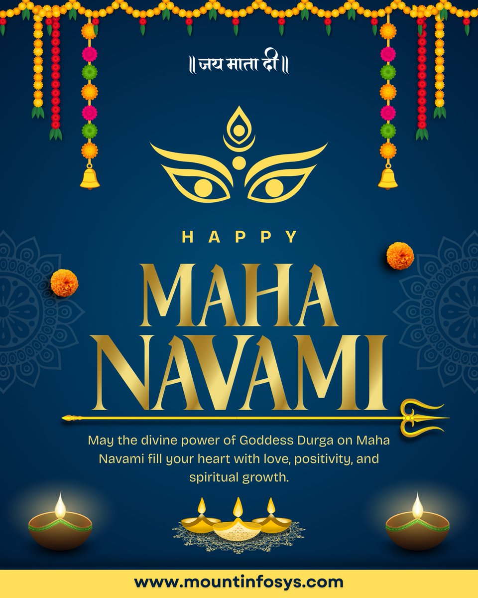 mountinfocon's tweet photo. May the divine power of Goddess Durga on Maha Navami fill your heart with love, positivity, and spiritual growth.
@mountinfocon
#MICS #happynavratri #mahanavami #navami #durgapuja #maadurga #navratrifestival #navratri2025 #navratrigarba #navratrivibes #navaratrispecial #durgapuja https://t.co/B567mhPsBh