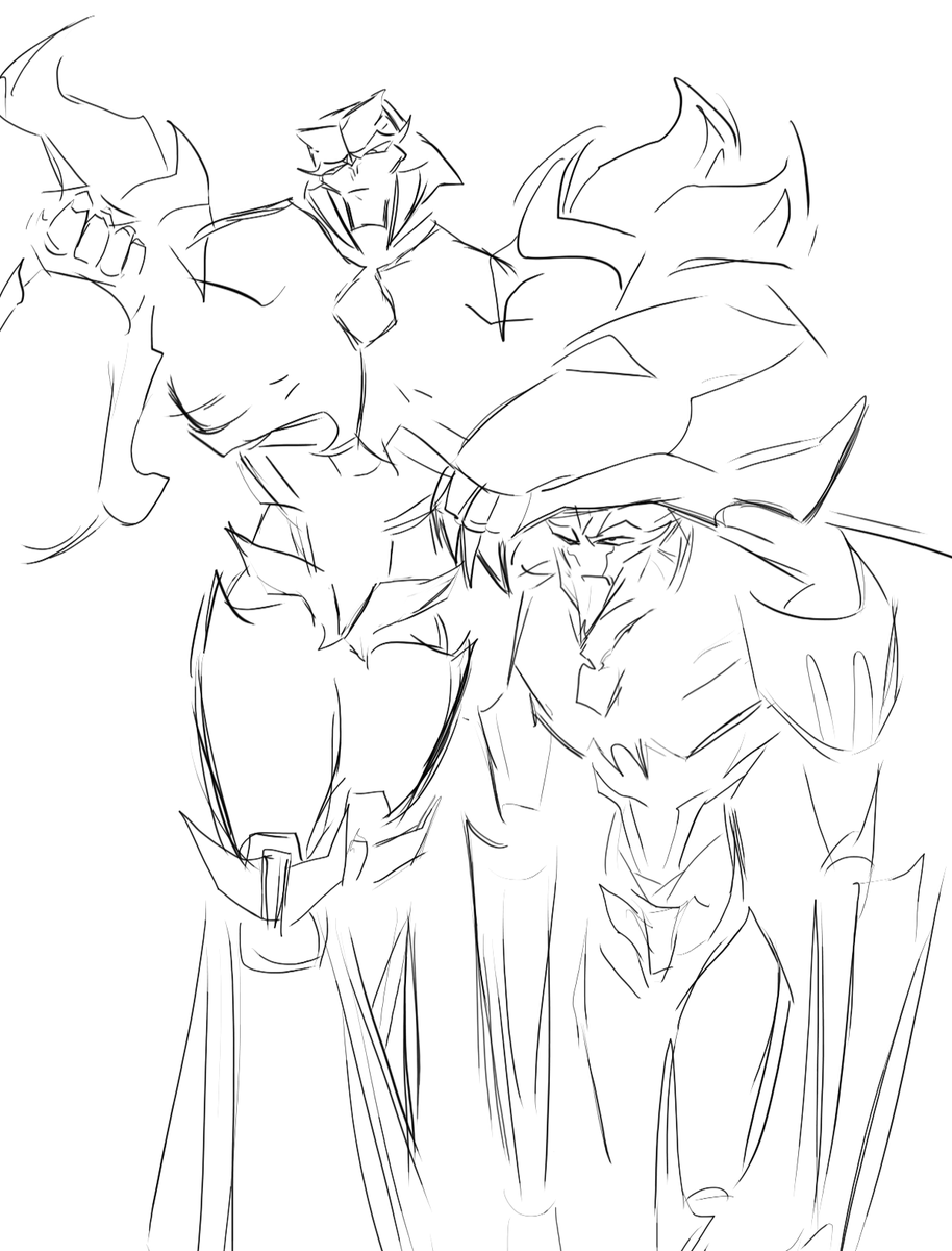 Thunderrrat's tweet photo. Megatron drawing and doodles+ baby starscream (stupid chud son) #transformers #transformersprime #starscream #megatron #art https://t.co/Nf5JO1qOtJ