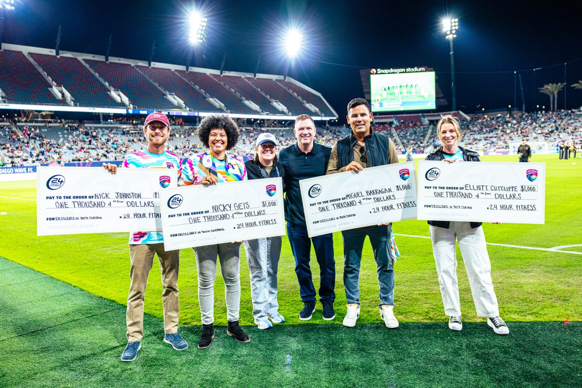 KarlSanft's tweet photo. What makes a great coach isn’t just the sport they teach, but the life lessons their athletes carry forever. In partnership with San Diego Wave FC, I had the privilege of honoring four outstanding Southern California high school coaches. These leaders are not only building strong teams but also shaping resilient, confident young people. Recognizing them with grants and memberships is a small way to say thank you for the outsized impact they have in their communities. https://t.co/j6dsu5U5dP