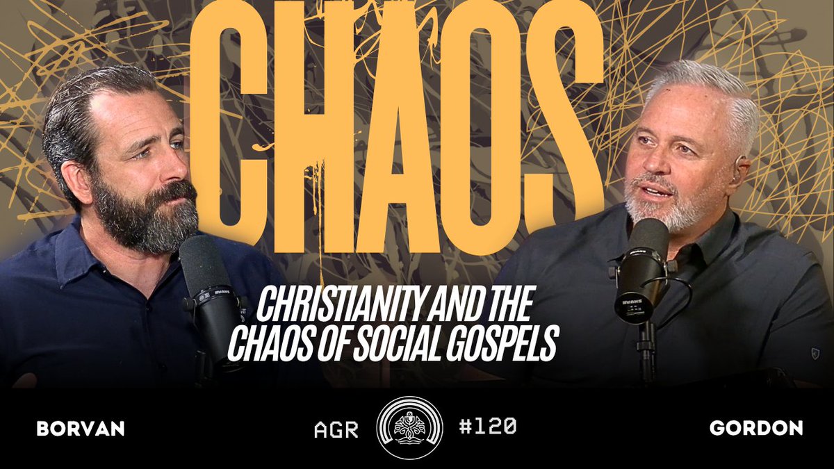 Episode #120, Christianity and the Chaos of Social Gospels => youtu.be/vAjZ-Rdw_1k. We're live in the chat in 5min.