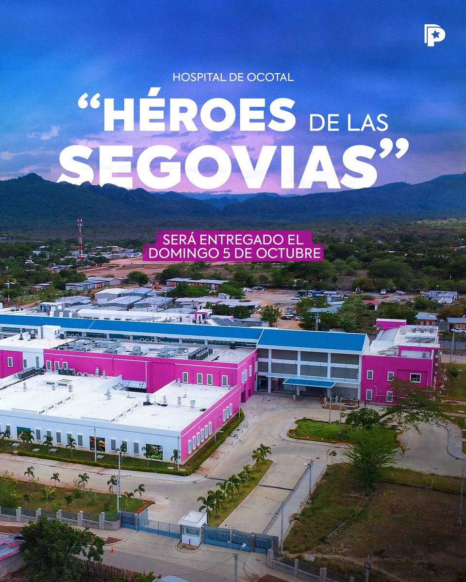 🏥🇳🇮 El próximo domingo 5 de octubre será inaugurado el Hospital “Héroes de Las Segovias”, una moderna obra de salud con 7 edificios y 25 mil metros cuadrados de construcción, equipada con 236 camas y servicios especializados.