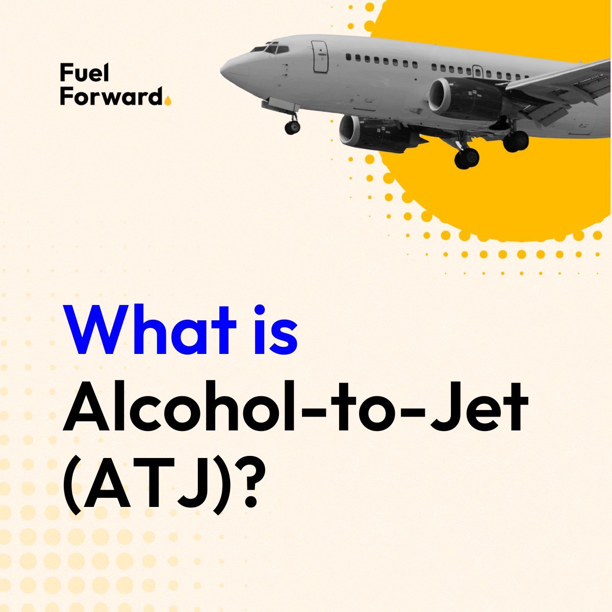 Have you heard about Alcohol-to-Jet?

ATJ is a type of #sustainable #aviation fuel made by converting alcohol (like ethanol) into jet fuel, a promising way to cut emissions from one of the toughest sectors to decarbonize.