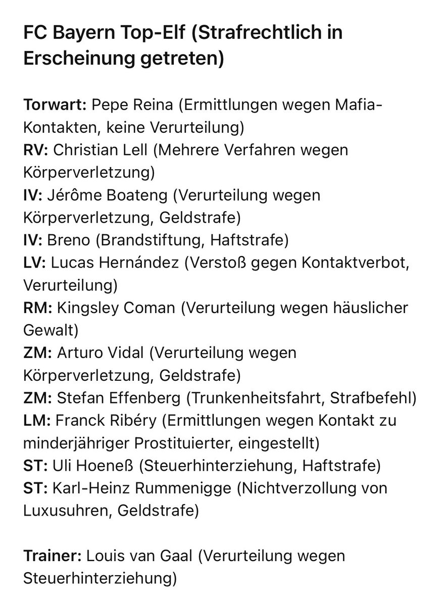 hier schon mal die bayern aufstellung für heute