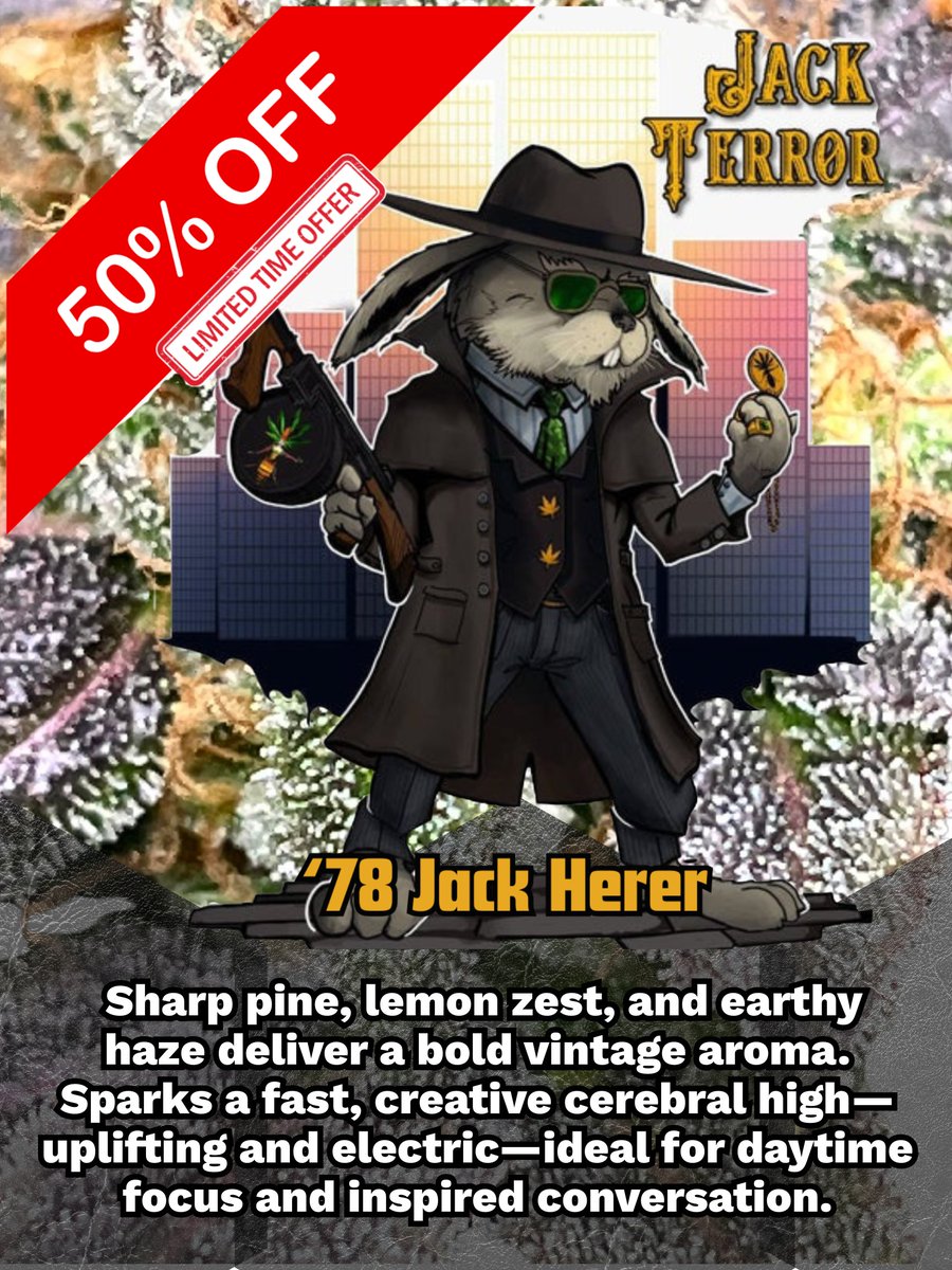 Get your Original #JackHerer while  supplies last.
gaiaguild.shop