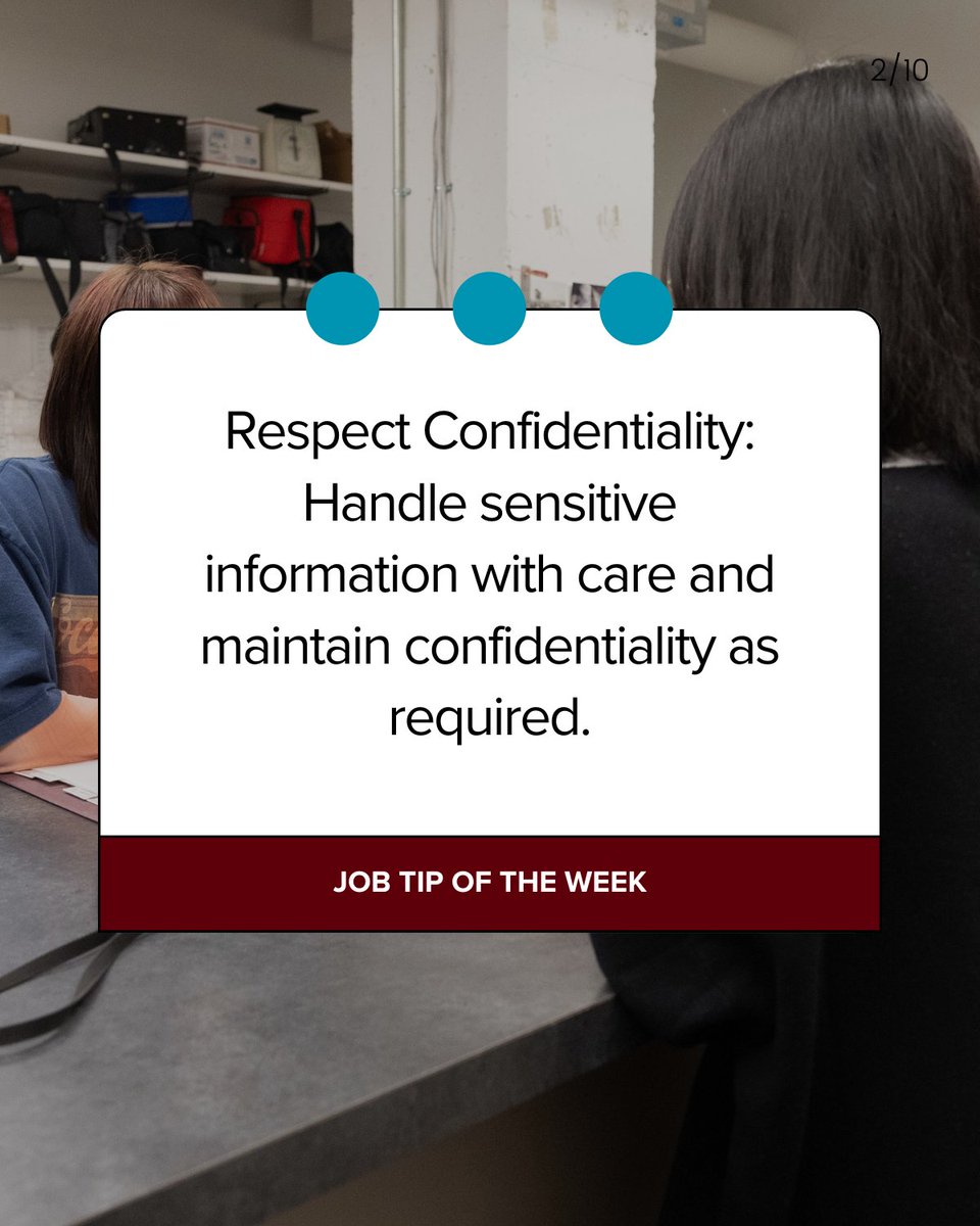 msu_studentemp's tweet image. Handling sensitive information responsibly is crucial. It builds trust and protects both you and the organization. Just play it safe and don&apos;t go spreading secrets. #msustudentemployment #jobtip