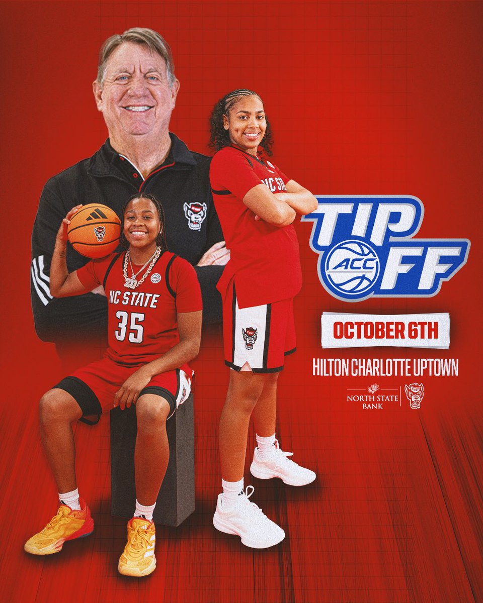 Our representatives at <a href="/accwbb/">ACC Women's Basketball</a> Tipoff 🫡

Zam x Zoe x Coach Moore