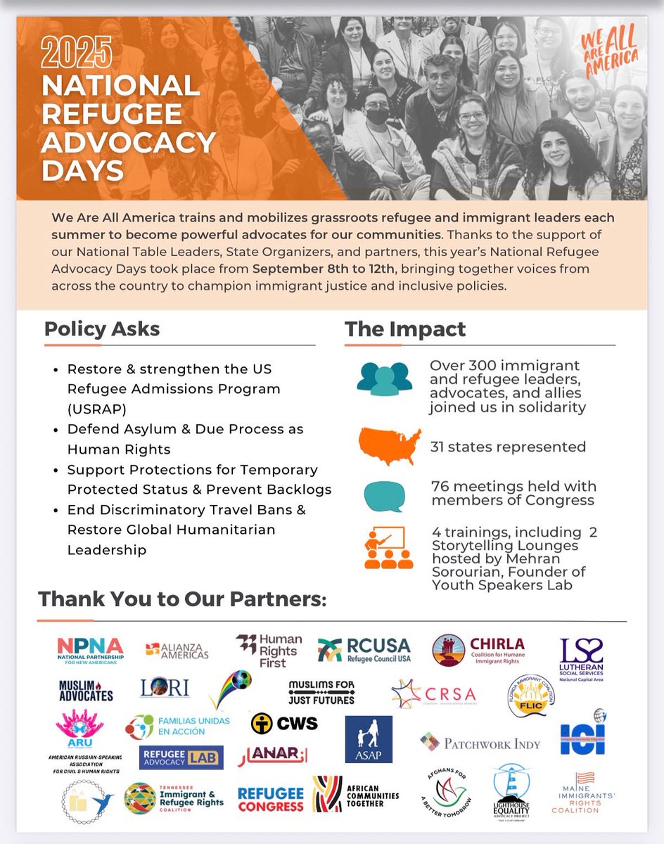 visual_for's tweet image. We were thrilled to partner with the We Are All Americans on the Advocacy Impact Report 2025🏳️‍🌈