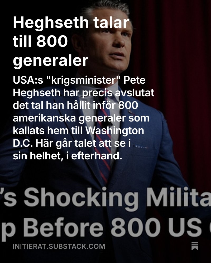 Heghseth talar till 800 generaler open.substack.com/pub/initierat/…