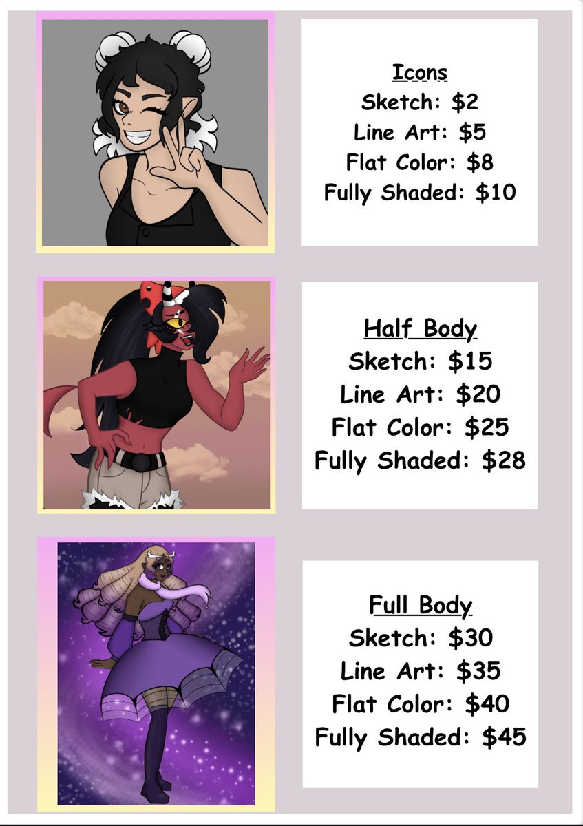 TheDemonicSimp's tweet image. I have c0mms opened! 

#commissionopen #artcomms