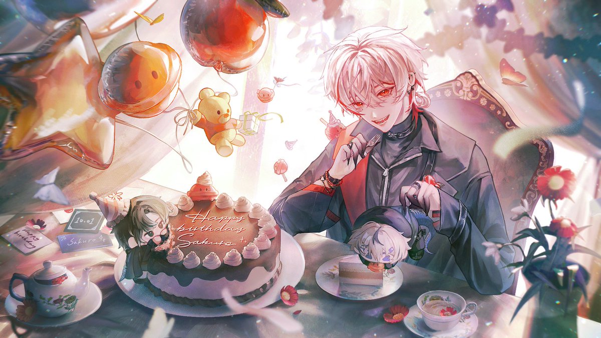 🍭‧┈┈┈┈┈┈┈┈┈‧ 🍭
✨ 𝓗𝓪𝓹𝓹𝔂 𝓑𝓲𝓻𝓽𝓱𝓭𝓪𝔂 ✨
　　       𝓢𝓪𝓴𝓾𝓻𝓸🐍
                  𝓵𝓸.𝓸𝓵 🎂
🍎‧┈┈┈┈┈┈┈┈┈‧🍎
 #SakuroArt 

⚠️ 圖僅限主播本人使用

🎨繪師：<a href="/senyi_yao/">森弌 Senyi</a>