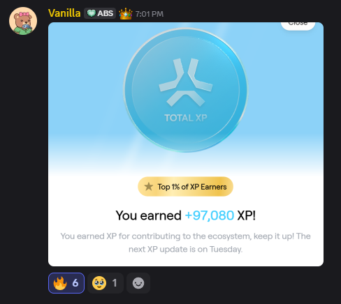 AltcoinSurfers's tweet photo. Another incredible @AbstractChain XP Day 🥳

@ValentinaL51142 97,080 XP
@DenisVlg000 68,417 XP
@geniexbtz 58,714 XP
@Vlad1Ivanciu 51,218 XP

How'd we do this week @Alex_GPEG? 👀 https://t.co/mH1credS3Q