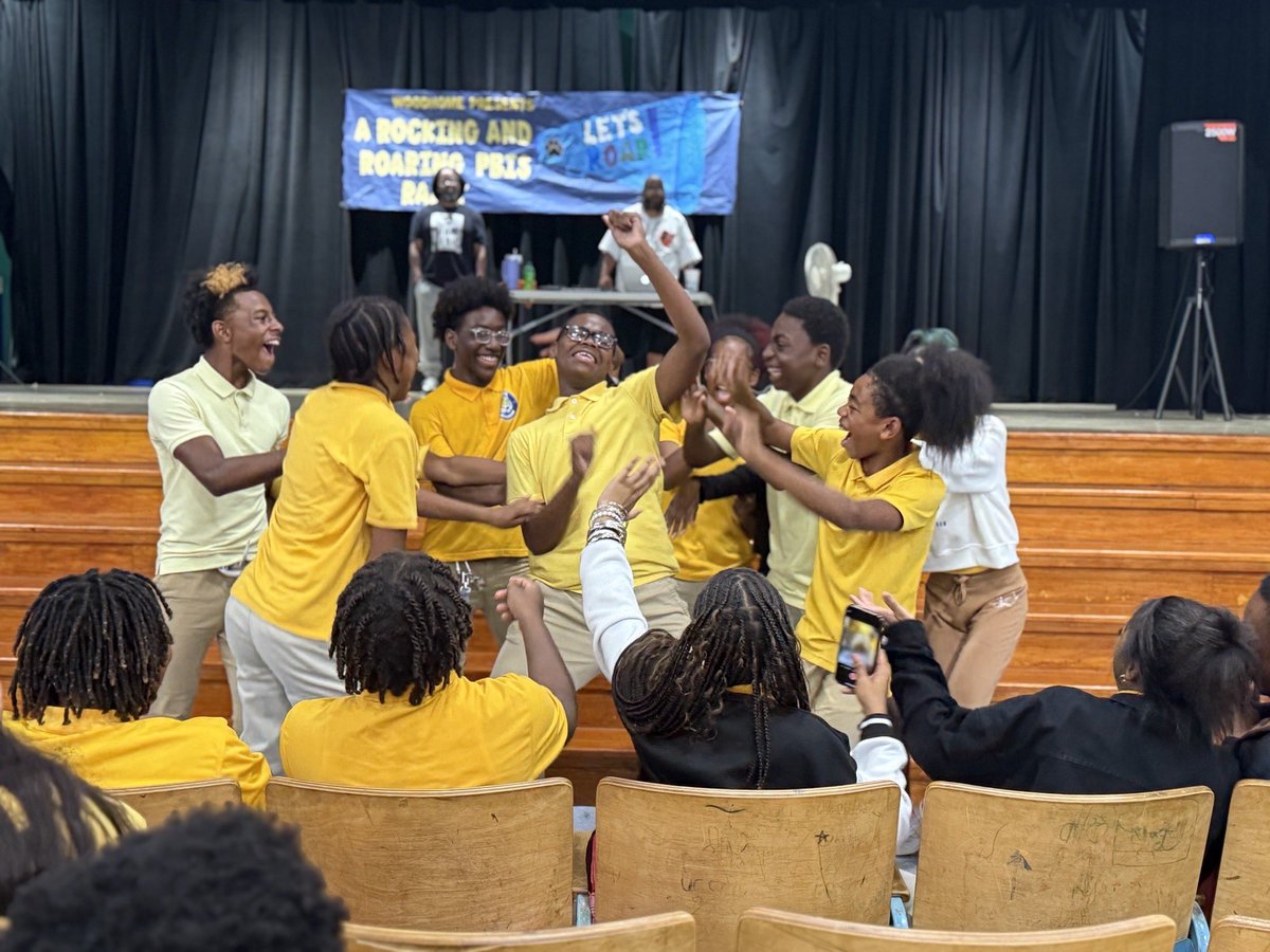 205woodhome's tweet photo. We still can’t get over how amazing our PBIS Pep Rally was! 🎉 Our students brought the energy, showing off their school pride and their knowledge of our ROARS values. 💙💛 Way to go, Wildcats! https://t.co/sTEtIylZMX