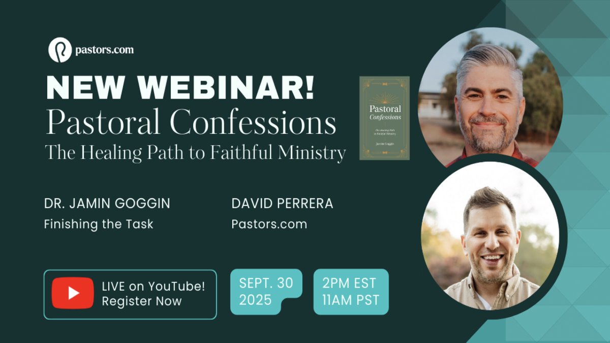 Join us today at 2PM EST for special meeting with author and pastor Dr. Jamin Goggin. We'll be discussing his new book "Pastoral Confessions". 

On FB/YT Live!

youtube.com/watch?v=B89yE8…