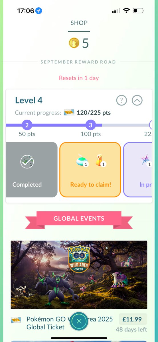 agent_chidori's tweet photo. @PokemonGoApp why can I not claim this, doesn’t take me to the right page anymore and it isn’t the 1st of October yet :/ one confused customer https://t.co/5EcIOMn791