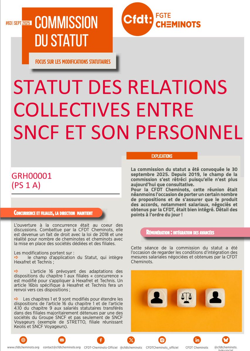 E-TRACT || Commission du statut, focus sur les modifications statutaires.
🔗 tinyurl.com/bdy7xw4k