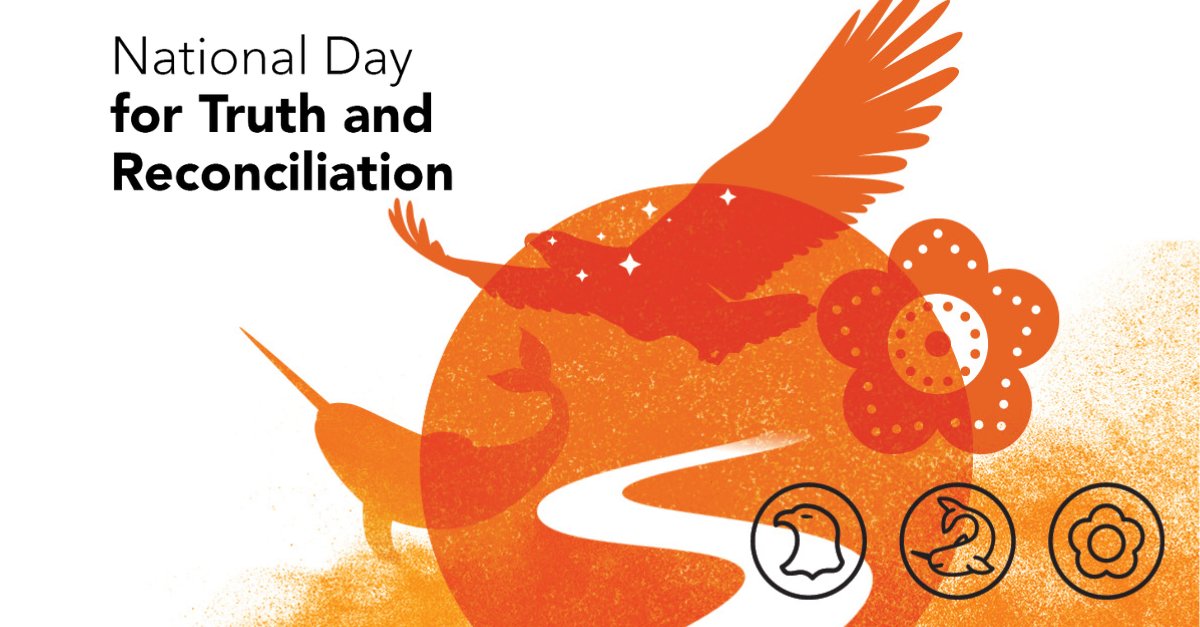 Milton_Library's tweet image. On National Day for Truth and Reconciliation, we honour the children who never came home, survivors, families, and Indigenous communities. Let’s listen, learn, and take action toward reconciliation. 🧡 All MPL branches are closed today.