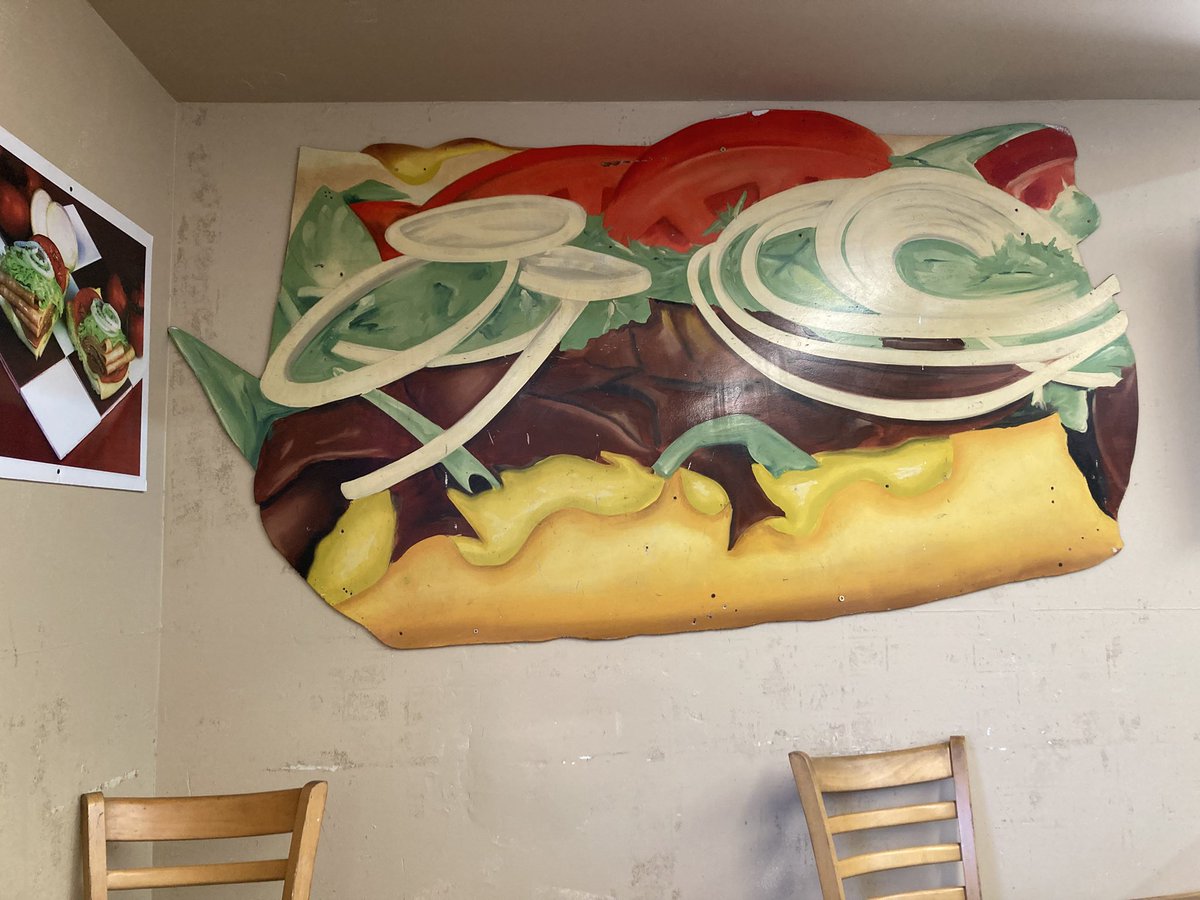 I saw some artwork at lunchtime
