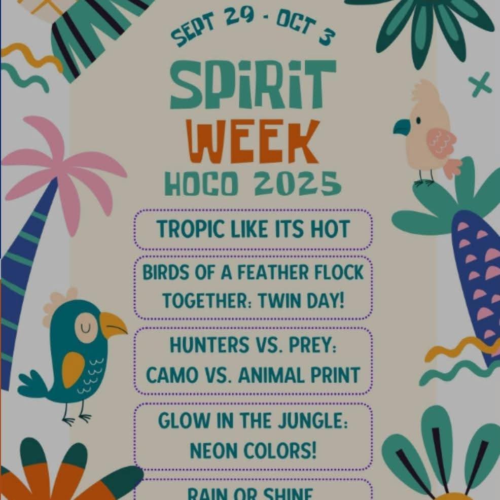 Let's keep the HOCO fun going. Share your TWINNING photos in the comments! #HoCo2025 #SpiritWeek 🐦