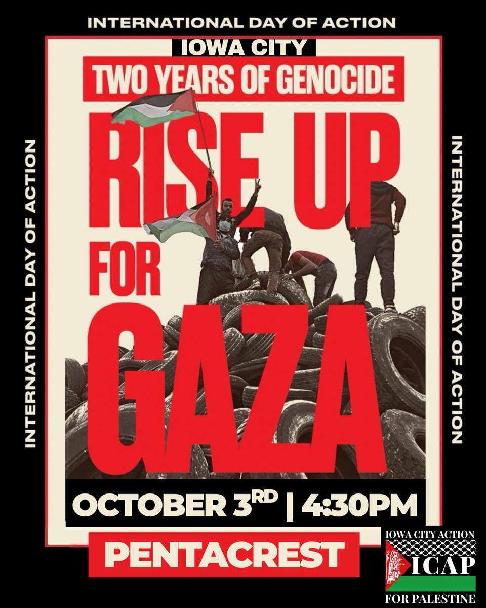 Iowa City Action for Palestine tweet media
