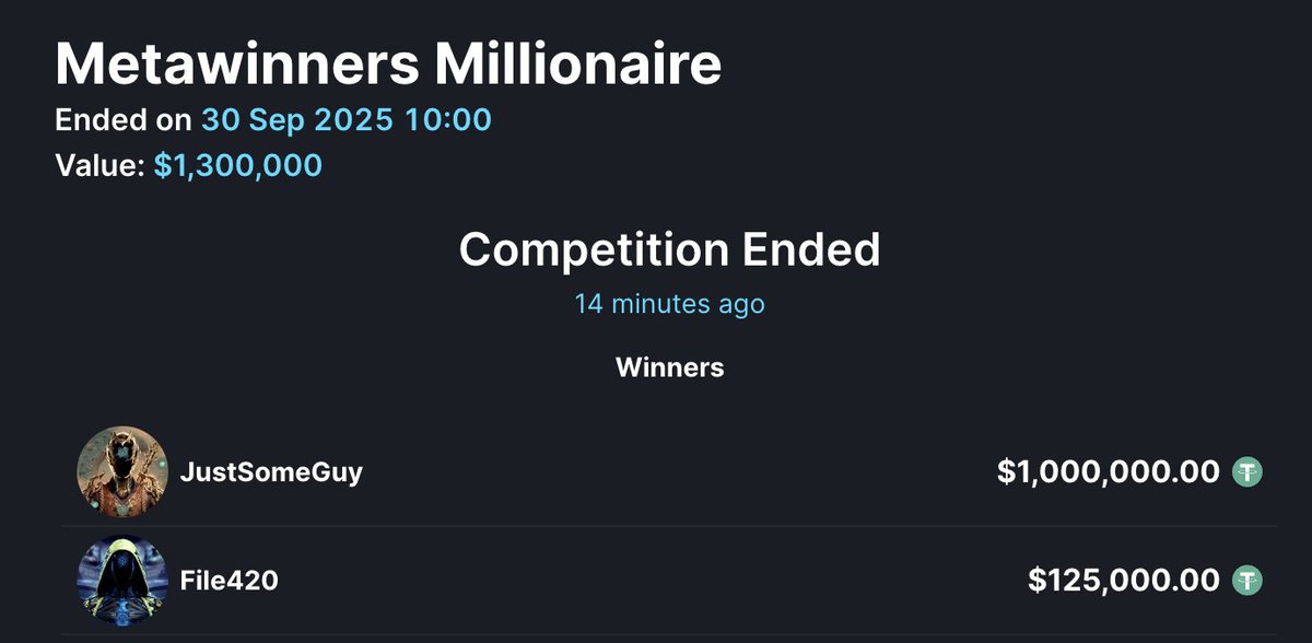 JustSomeGuy (@justsomeguyut) on Twitter photo $1,000,000 reasons why I love the <a href="/Meta_Winners/">MetaWinners NFT</a> Best nft community out there.   <a href="/Skelhorn/">SKEL</a> I am blessed to be part of it, and thank you so much brother for running these comps for the holders.  Everything you do is top notch. $1,000,000 reasons why I love the <a href="/Meta_Winners/">MetaWinners NFT</a> Best nft community out there.   <a href="/Skelhorn/">SKEL</a> I am blessed to be part of it, and thank you so much brother for running these comps for the holders.  Everything you do is top notch.