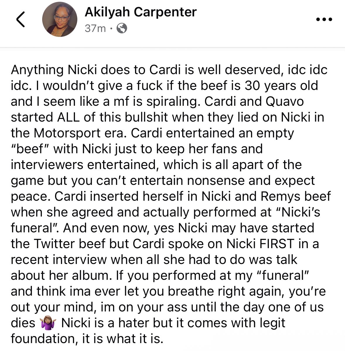 barbmaybelline's tweet image. She clocking tea chi even in the comments