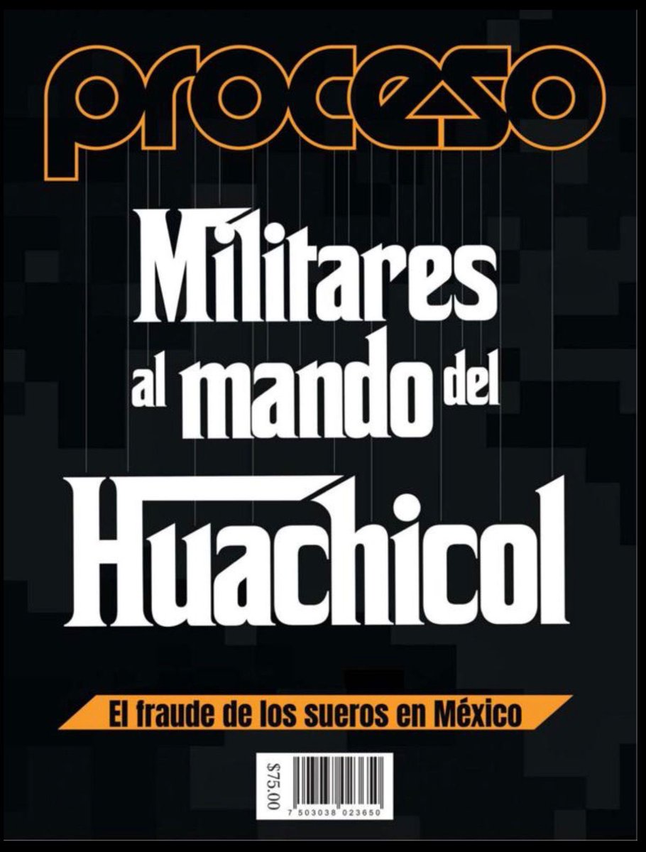 Huachicol de altos mandos: el legado de corrupción de López Obrador. La portada de <a href="/proceso/">Proceso</a>.