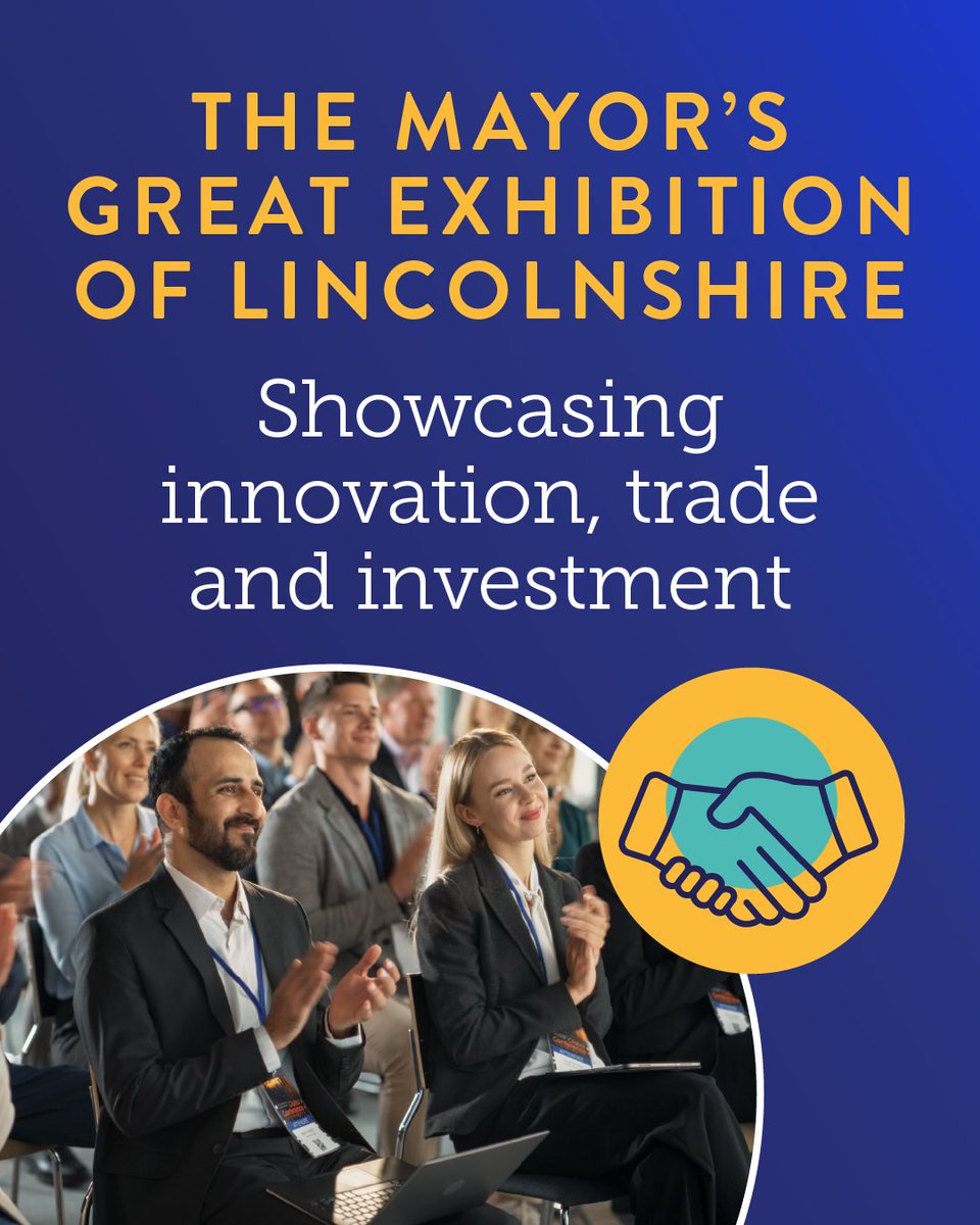 The GLCCA and the Major will be hosting the first-ever Great Exhibition of Lincolnshire on 22nd Oct at <a href="/LincsShowground/">Lincolnshire Showground</a>!

Showcasing tech, innovation &amp; enterprise to 600+ delegates under the themes Innovate, Trade, Invest.

Register 👉 businesslincolnshire.com/events/the-gre…