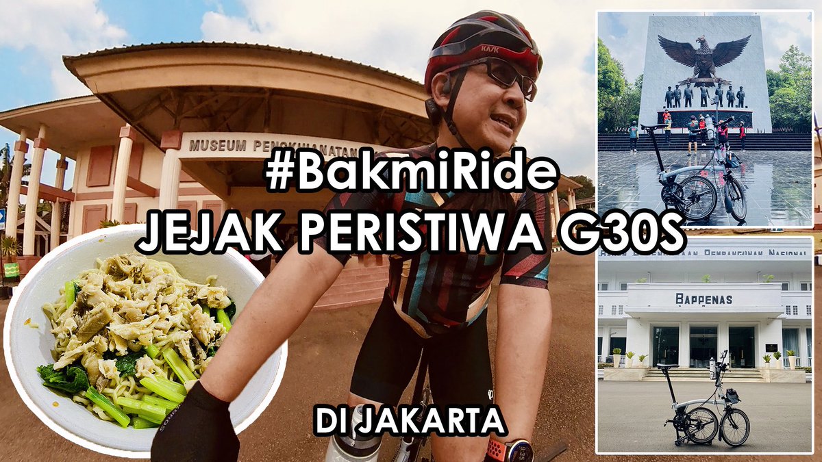 Bakmi_Cyclist's tweet photo. Gue mampir ke beberapa lokasi tempat terjadinya peristiwa G30S. Silahkan tonton videonya di sini: https://t.co/ZNqwB8FzuD and thank you for your support! π
#bakmicyclist #gowes #cycling #cyclists #jakarta #monumen #pancasila #sakti #sasmitaloka #jenderal #nasution #yani #pki https://t.co/ICq1TUDFhs