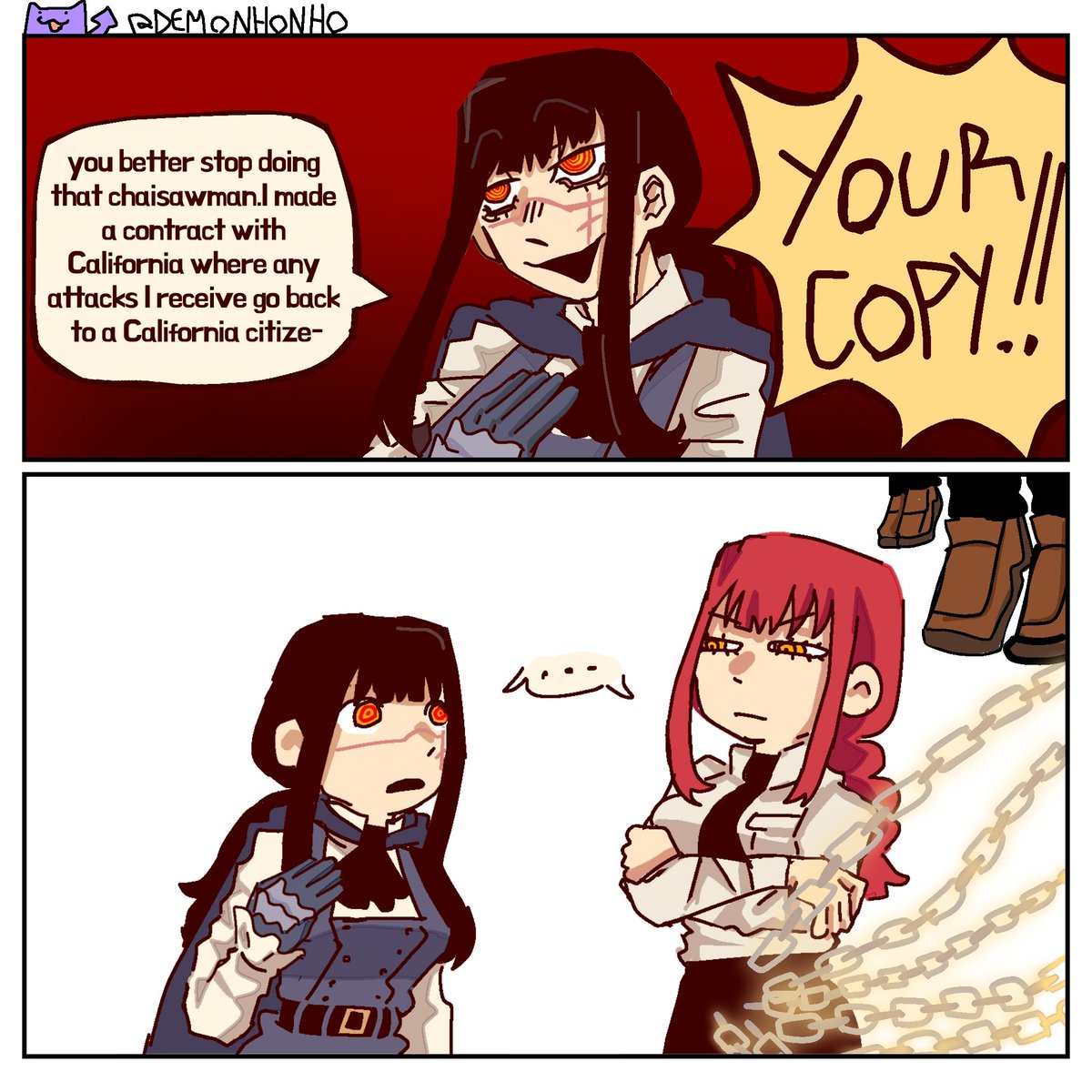 Yoru copies
#Yoru #makima #Csm216