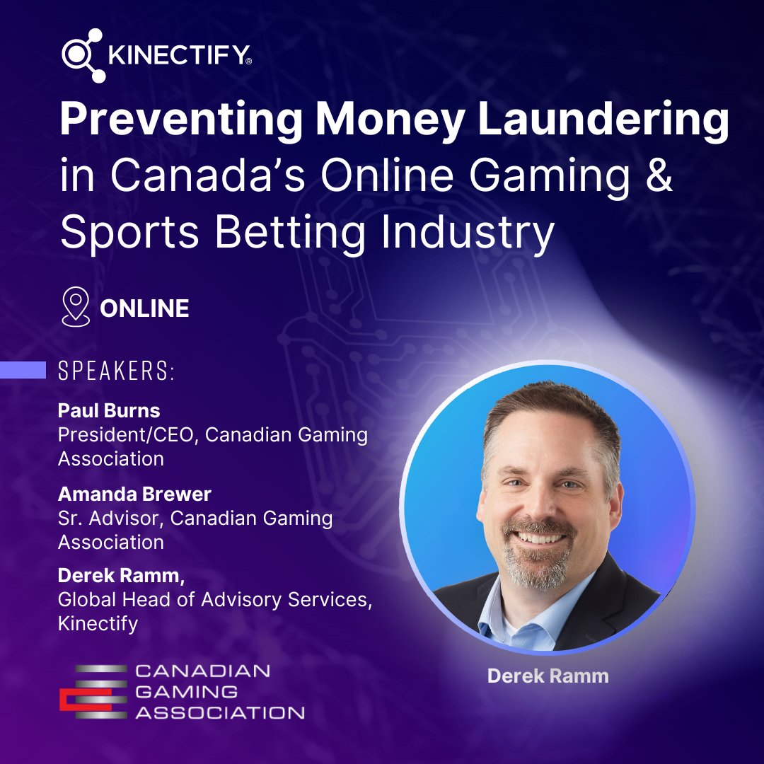 🎧 Our Global Head of Advisory Services, Derek Ramm, joined the Get to Know Canadian Gaming podcast with other industry professionals to discuss what’s next for AML in Canada.

Listen in now 👉  hubs.ly/Q03Lxkd60

#aml #amlcompliance #canadiangaming