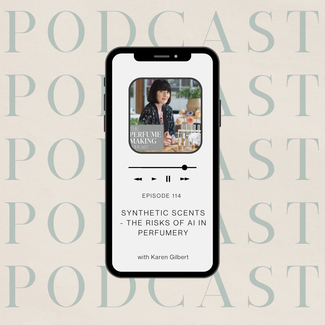 Today's brand new episode of The #Perfume Making #Podcast is:

🎙️Episode 114: Synthetic Scents - The Risks of #AI in Perfumery🎙️

podcasts.apple.com/us/podcast/syn…