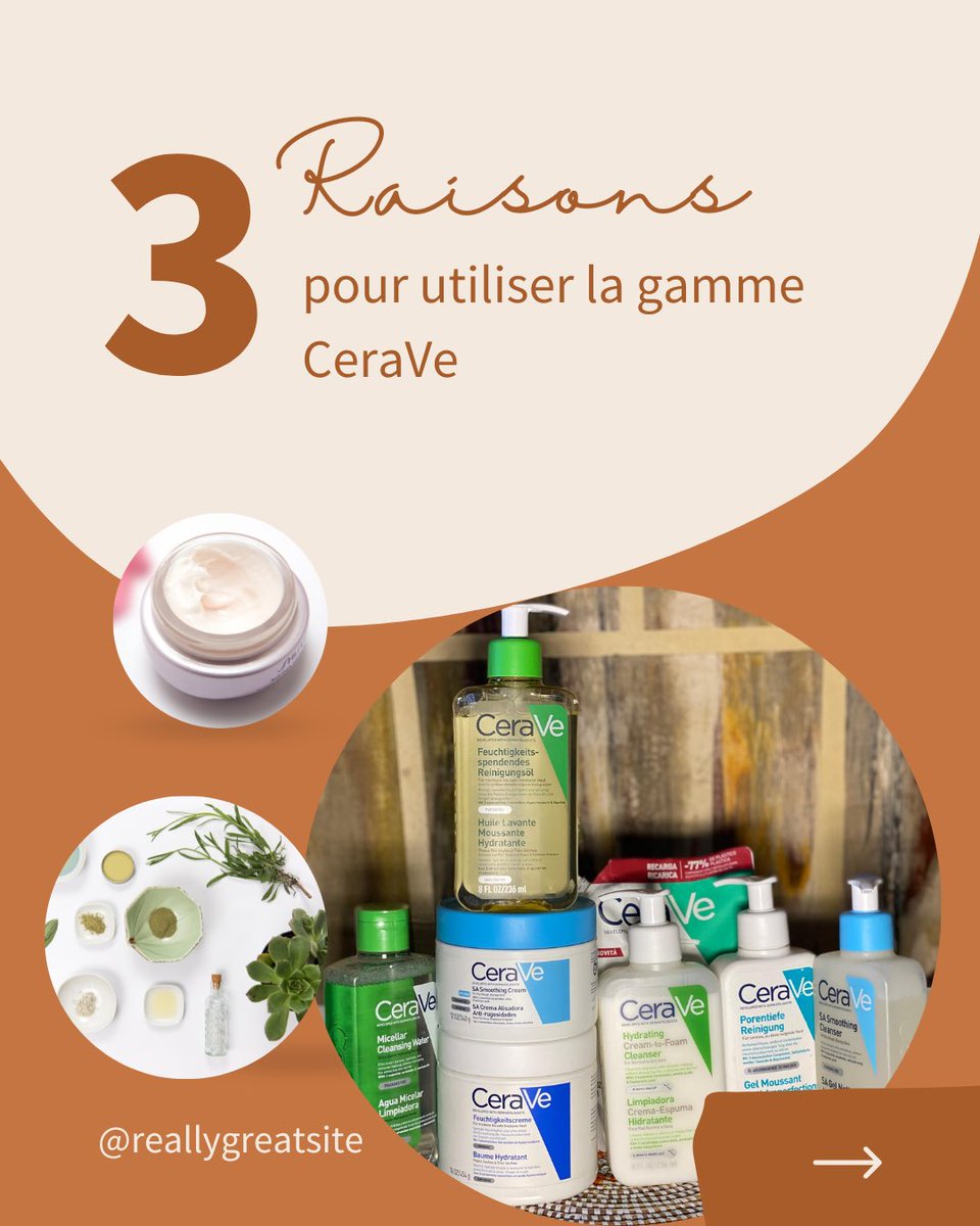 sengarmi's tweet image. ✨ Prendre soin de sa peau n’a jamais été aussi simple !
Découvrez la gamme CeraVe, conçue avec des dermatologues pour hydrater, réparer et protéger votre peau au quotidien.
👉 Swipez pour découvrir chaque produit et son bienfait !
#CeraVe #SkincareRoutine #PeauSaine