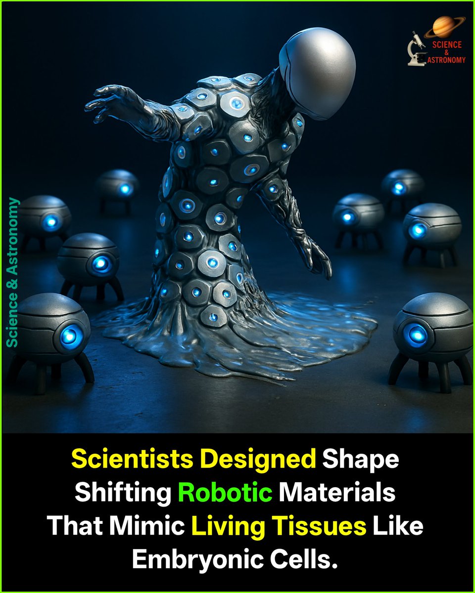 sci_astronomy's tweet image. Imagine a material that can flow like water, solidify like steel, and heal itself like living tissue. Sounds like something out of a sci-fi movie, right? 🚀

Well, scientists at UC Santa Barbara and TU Dresden have just made it real. 

#Innovation #Robotics #ScienceBreakthrough