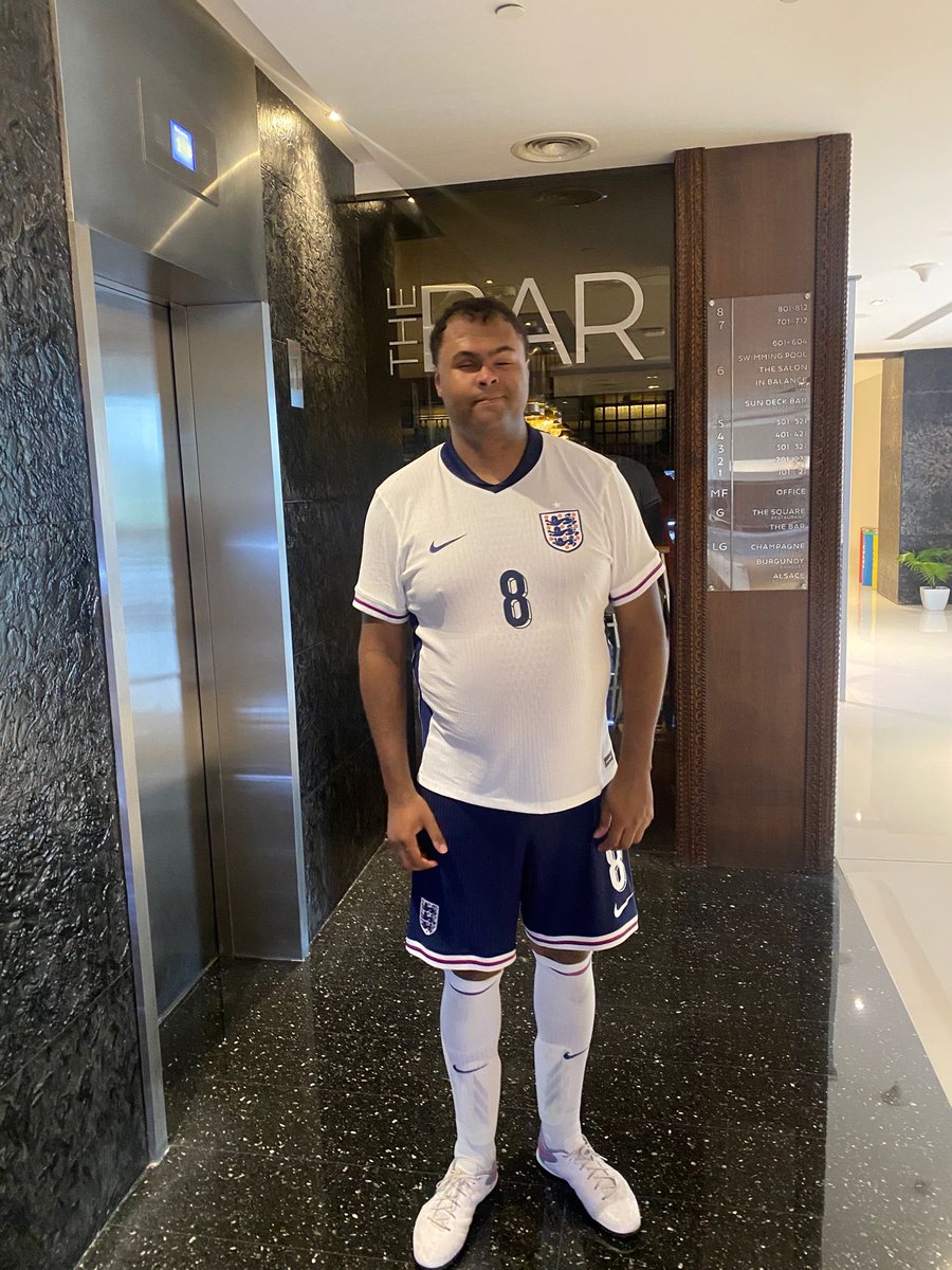 Rainbow blind football tweet media